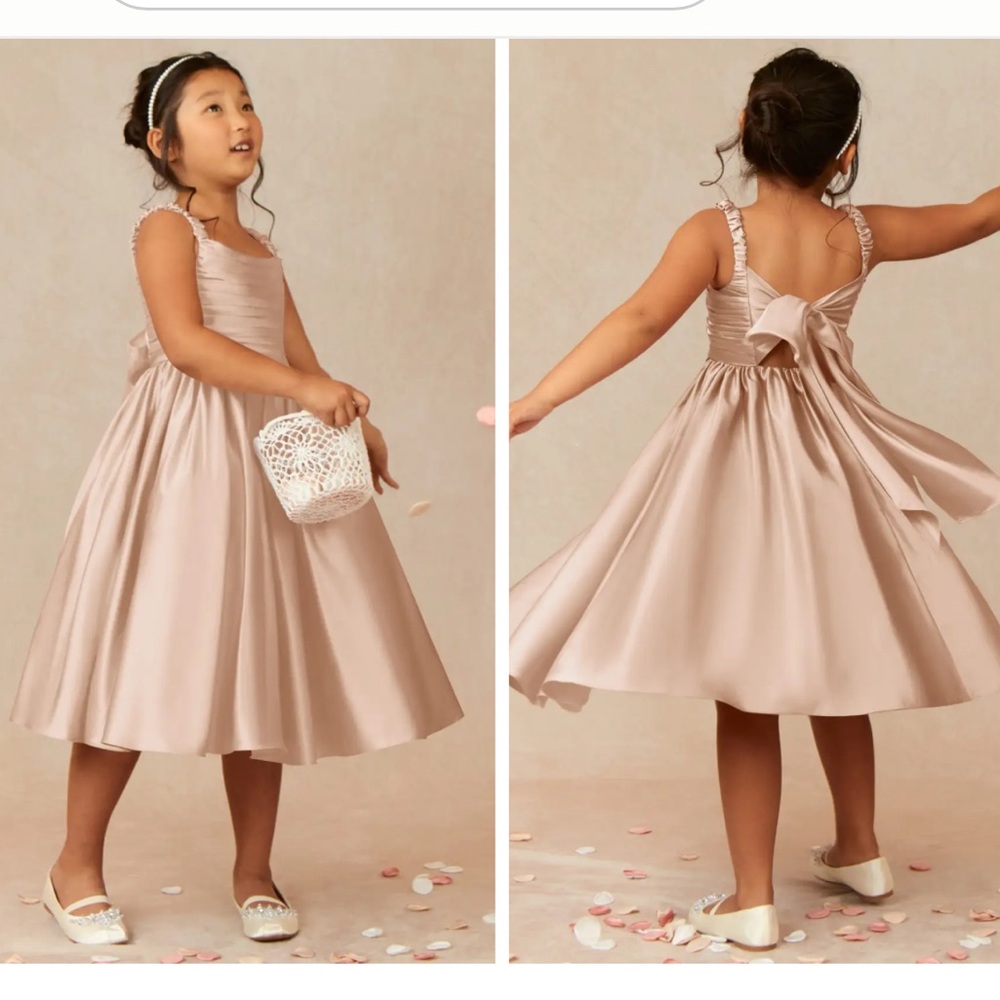 Azazie Kids Formal Dress in English Rose